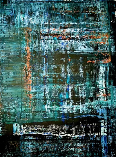 readyornot #16, Acryl auf Leinwand, 160x120 Zentimeter