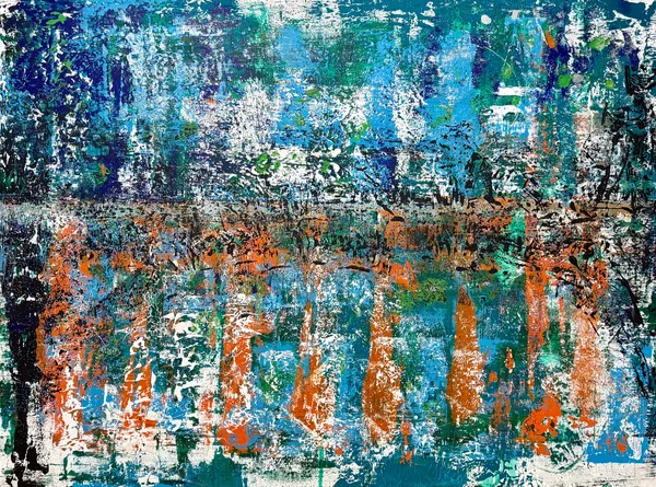 presenttense #12, Acryl auf Leinwand, 160x120 Zentimeter
