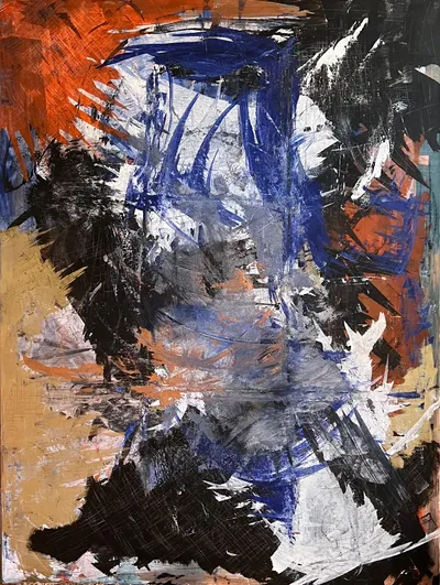 Goldenes Zeitalter #8, Acryl auf Leinwand, 160x120 Zentimeter