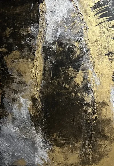 Goldenes Zeitalter #2, Acryl auf Leinwand, 160x120 Zentimeter