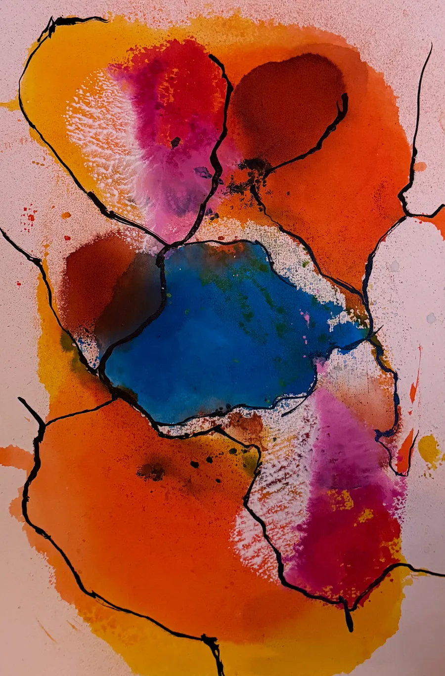 mapping#4, Tusche, 40x60 Zentimeter